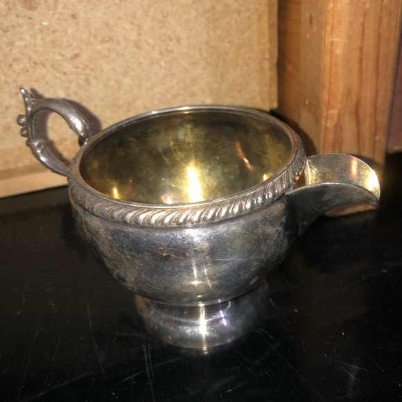 Vintage WM A ROGERS silver-plate md sugar bowls- tarnished but can be clean r - Picture 9 of 9